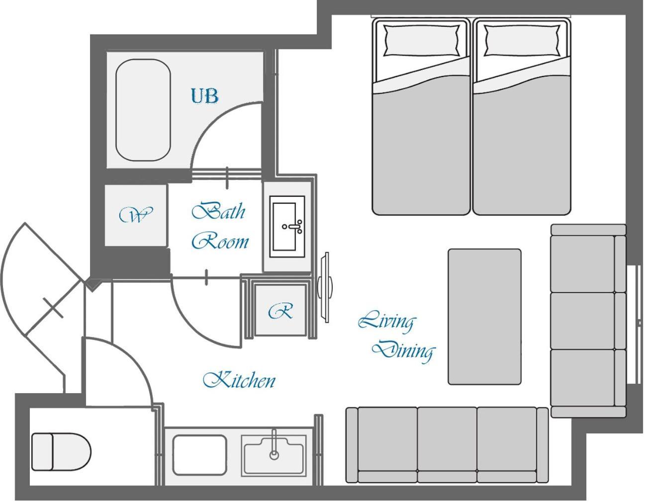 טוקיו Koko Hotel Residence Asakusa Kappabashi חדר תמונה